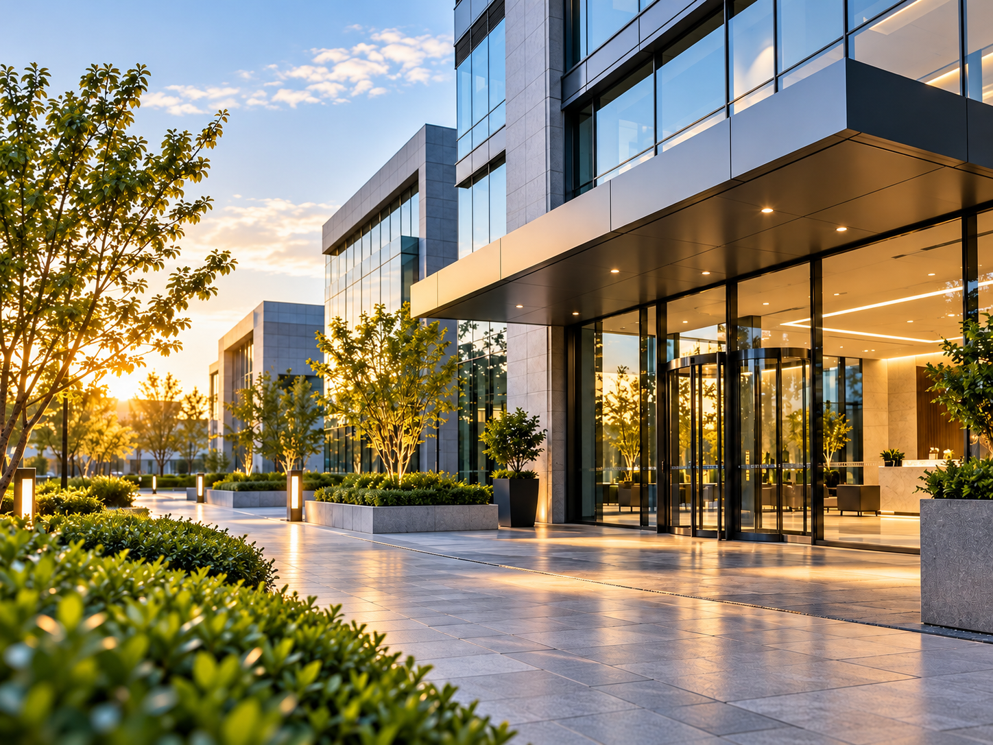 Modern commercial facility
